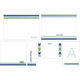 Seaglass Chevron Post-it® Notes Ensemble Image 1 of 2